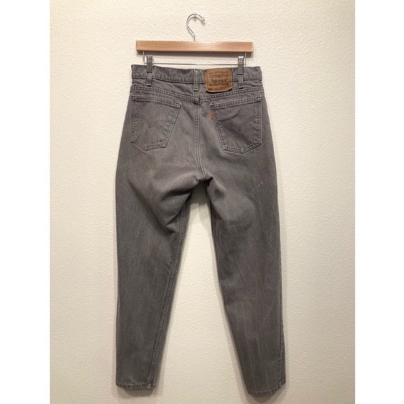 Vintage Levi's Grey Jeans Orange tab tapered leg - Picture 1 of 16